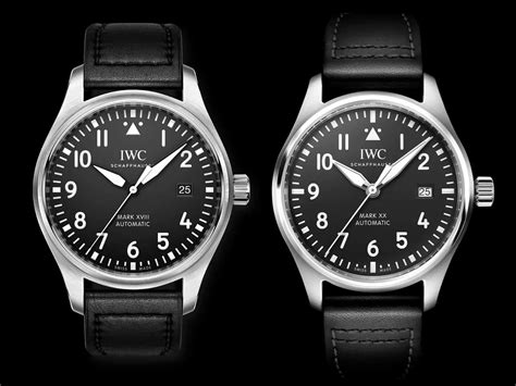 iwc mark xx vs xviii